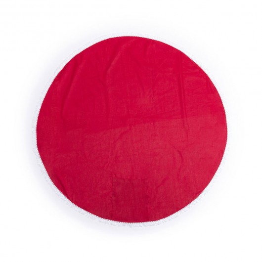 Red Cotton Beach Mats